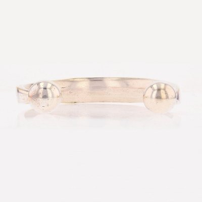 Bracelet jonc ouvert argent vintage
