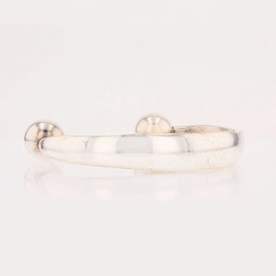 Bracelet jonc ouvert argent vintage