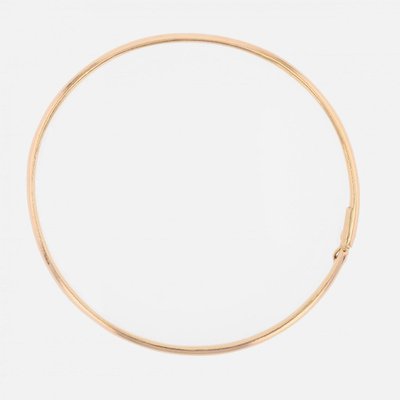 Bracelet demi jonc rond or jaune