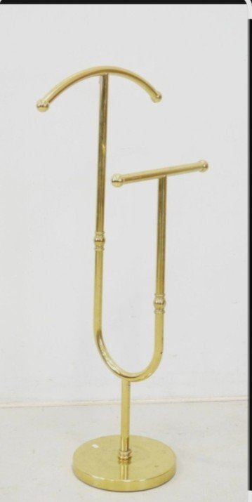 Gilt brass valet stand circa 1970