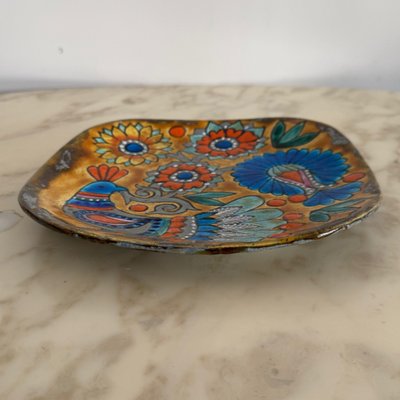 Ceramic plate by Marjatta Taburet HB Quimper