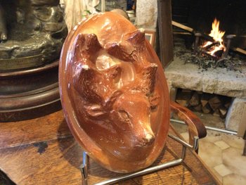 Old deer head terrine