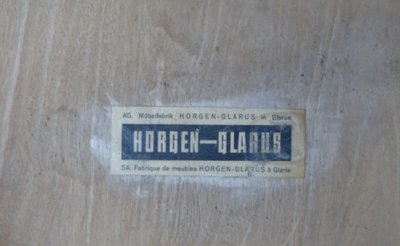 Horgen Glarus chair - Switzerland - circa 1960, golden oak, stackable