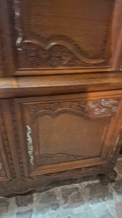 Buffet deux corps normand