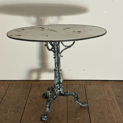 19th-century cast iron side table