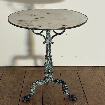 19th-century cast iron side table