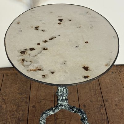19th-century cast iron side table