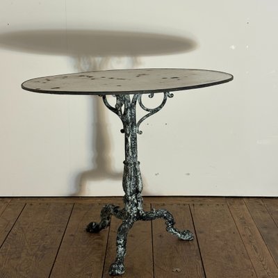 19th-century cast iron side table