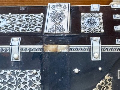 Bone marquetry box