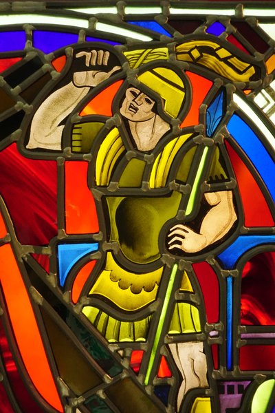 Vitrail - Vitraux Jésus portant sa croix