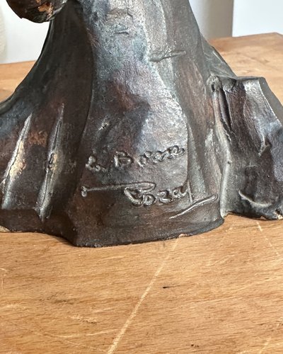 André ROZAY - Atleta con palla - Grès La Borne ca. 1960