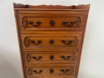 Kommode aus massivem Kirschholz im Regency-Stil des 20. Jahrhunderts