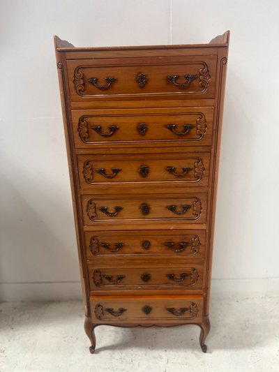 Kommode aus massivem Kirschholz im Regency-Stil des 20. Jahrhunderts