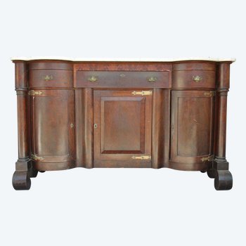 Sideboard-Tür Mahagoni Flamed Usa Neunzehntes Mal