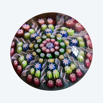 Briefbeschwerer Sulfid Millefiori Perthshire