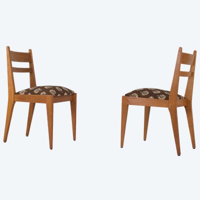 Paire de chaises René-Jean Caillette.