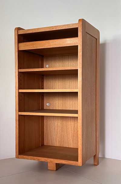 Hi-Fi-Schrank, Bücherregal, Beistelltisch von Guillerme und Chambron, Frankreich, 1960er Jahre