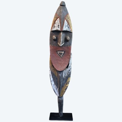 Figure de culte Yena, sculpture tribale, art tribal, art océanien, Océanie, art du Pacifique, 89cm
