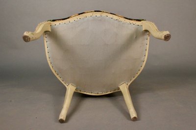 Paire de fauteuils Cabriolet de  style Louis XV