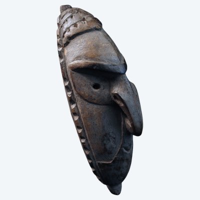 Masque amulette, art tribal, art océanien, Papouasie Nouvelle Guinée, Océanie, Env. 18 x 6 x 5 cm