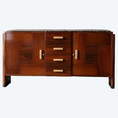 Buffet Art Déco dessus marbre 
