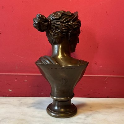 Diana la cacciatrice, Barbedienne in ghisa, XIX secolo