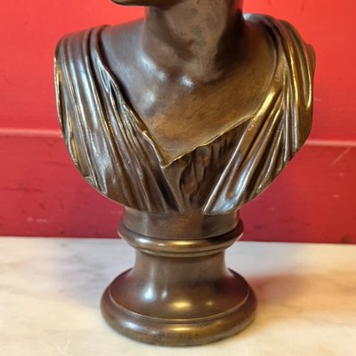 Diana la cacciatrice, Barbedienne in ghisa, XIX secolo