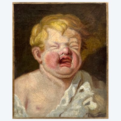 The Crying Child, oil on canvas, 18th century