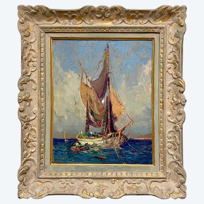 “Tartane” di Fernand Van den Bussche (1892/1975)