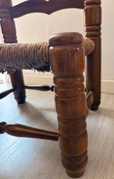Fireside chair attributed to Charles Dudouyt