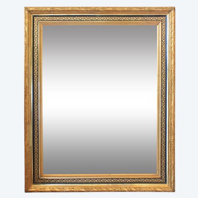 Miroir rectangle , cadre Napoléon III, 63 x 78 cm