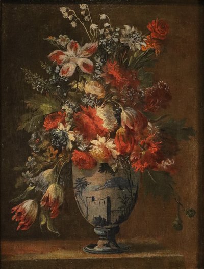 Francesco Lavagna (Neapel, 1684 – 1724) - Ein Paar Blumenstillleben