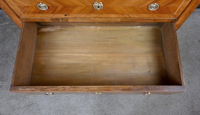 Commode Sauteuse en Marqueterie, Style Louis XVI - 1re partie XXe