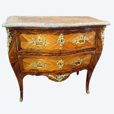  COMMODE  EPOQUE LOUIS XV ESTAMPILLEE JACQUES BIRCKLE