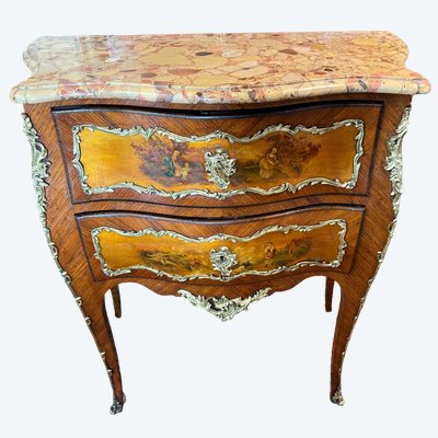 COMMODE DE STYLE LOUIS XV – VERNIS MARTIN
