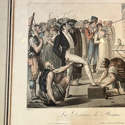 La diseuse de bonne aventure, d'après Pierre Pasquier, époque Empire