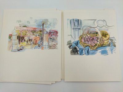VACANCES FORCÉES Roland DORGELES Illustrations Gravure Bois Raoul DUFY  Édition Originale 1956