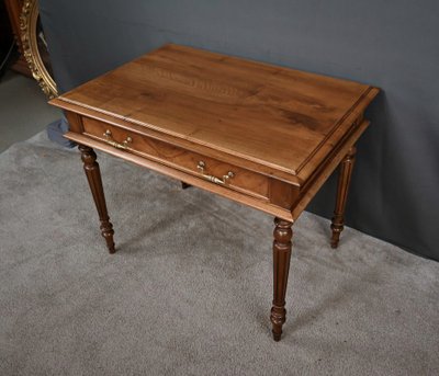 Solid walnut desk, Louis XVI style – 1920