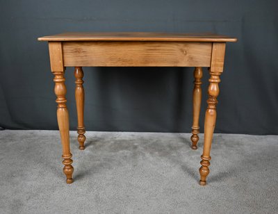 Petite Table Bureau en Merisier Massif - Fin XIXe