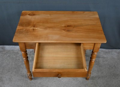 Petite Table Bureau en Merisier Massif - Fin XIXe