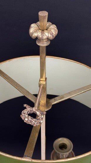 19th-Century Bronze Hot-Water Bottle Lamp