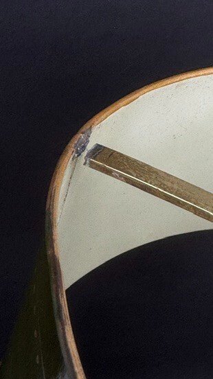 19th-Century Bronze Hot-Water Bottle Lamp