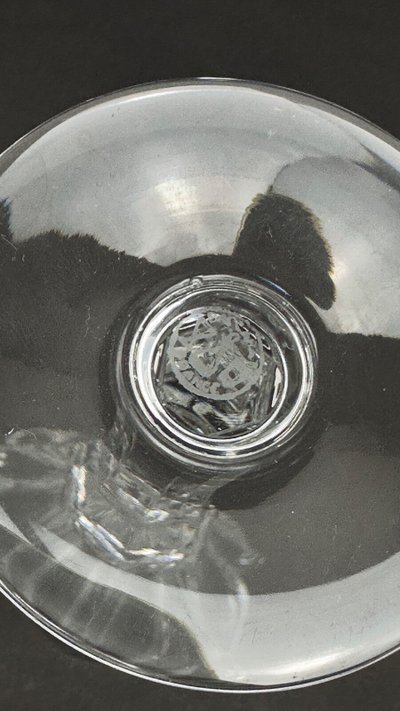 Baccarat, set di 9 flûte da champagne modello Duchesse De Dino