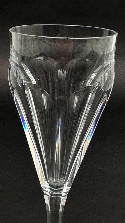 Baccarat, set di 9 flûte da champagne modello Duchesse De Dino