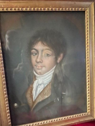 Ein bezauberndes Paar Pastellporträts aus der Directoire-Zeit