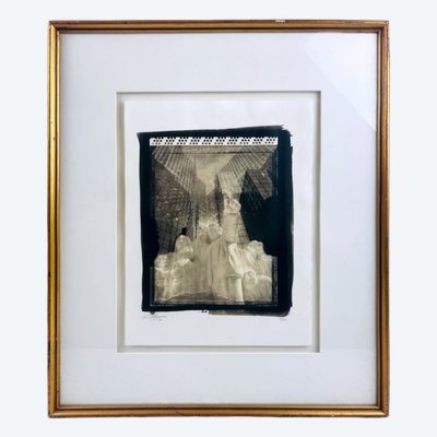 Marc Montplaisir, La Foule Illuminée, Tirage Platine Palladium 1/30