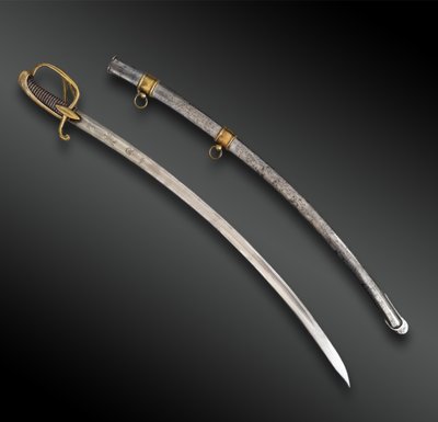 Light Cavalry Officer's SABER, Year IX model - France - Restoration Period
