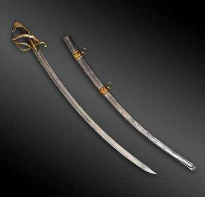 Light Cavalry Officer's SABER, Year IX model - France - Restoration Period