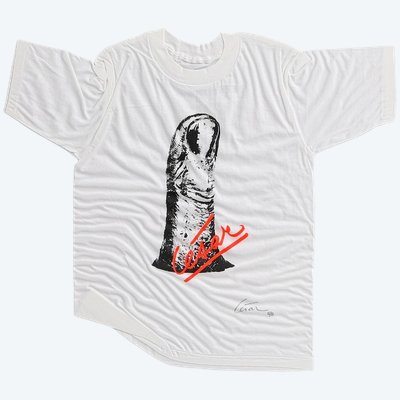César, T-shirt - Le Pouce (1988) – Rare Limited Edition, Signed 10/13 – GKM Gallery, Malmö