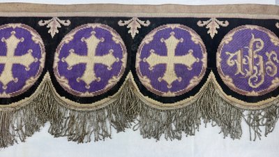 Antependium / Parement d'autel 19ème